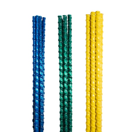 Опора д/растений 120см д.8 композит (5шт) синяя рифленая /PROROST