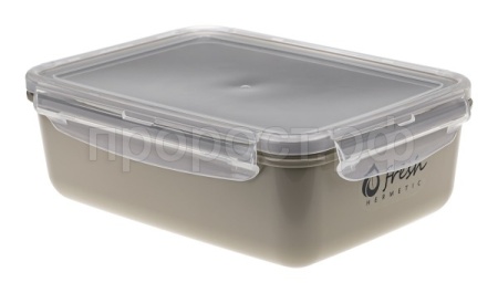 Емкость д/прод. 1,4л ФРЕШ капучино с зажимами М1424/16шт/М-пласт