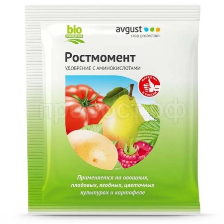 Ростмомент с аминокислотами 100г пакет 50шт Август