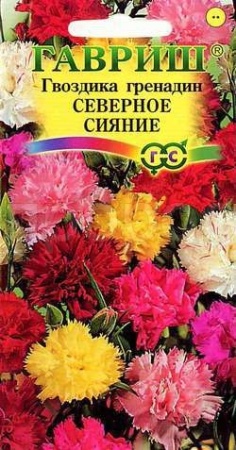 Гавриш Гвоздика садовая гренадин Северное сияние смесь 0,05г