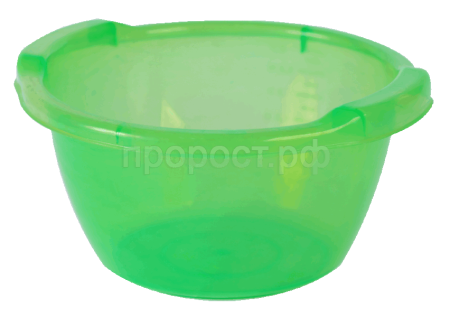 Таз 3л мерный прозрачно-зеленый 03051 /10шт/Арз