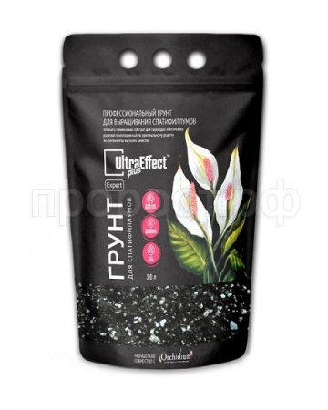 Грунт Премиум для Спатифиллумов UltraEffect Plus Expert 3л
