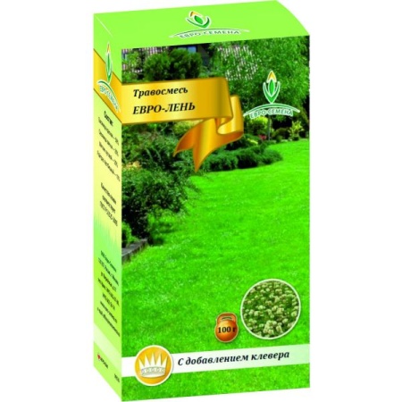 Семена газонной травы Евро-Лень 100г Семена газонной травы Евро-Лень 100г
