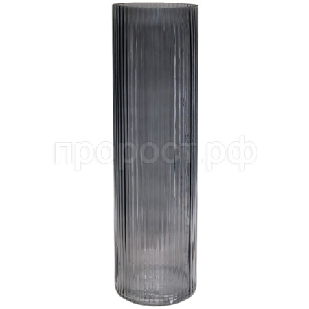 Ваза д/цветов Инфинити графит стекл. /1907-Н5 /1шт/ДК