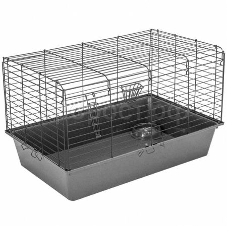 Клетка д/круп. грыз Дарэлл РОДЖЕР №4 складная 78*48*h47см миска 2 кормушка сер-черн/4183/Дарэлл
