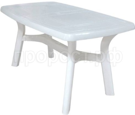 Стол садовый 1350*805*730 белый 05025 /Милих
