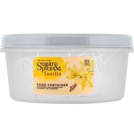 Емкость д/прод. 0,4л Vanilla с завинч. крышкой трюфель SE1887 /21шт/ПР 