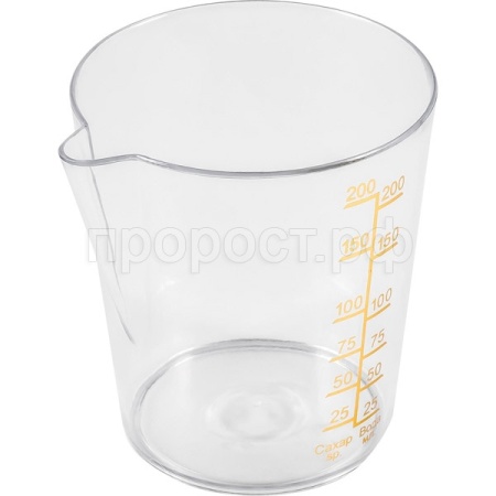 Кувшин мерный 0,2л HELSINKI натуральный РТ9092/66шт/ПТ