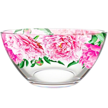 Салатник Пионы большой /326/1-Д /6шт/ДК