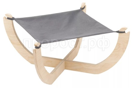 Гамак д/кошек напольный квадратный большой ECO 62*62*27см/85907/Дарэлл