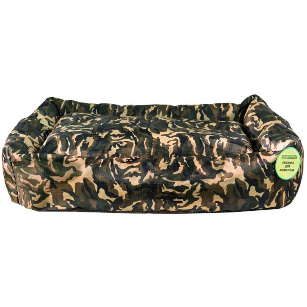 Лежанка прямоугольная с подушкой холофайбер ХАКИ 65*50*18см/DONBARON Лежанка прямоугольная с подушкой холофайбер ХАКИ 65*50*18см/DONBARON