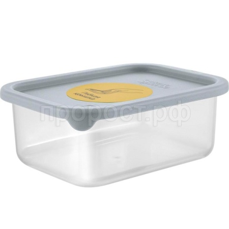 Контейнер д/продуктов 0,18л Sugar&Spice прямоуг. трюфель с гибкой крышкой SE1675 /21шт/ПР