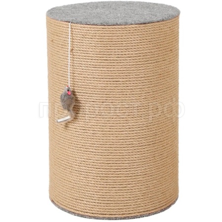 Когтеточка ЦИЛИНДР БРУТАЛ джут M  31,5х31,5х46,5см КД-34