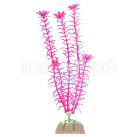 Растение светящееся GloFish розовое L 20см/77375