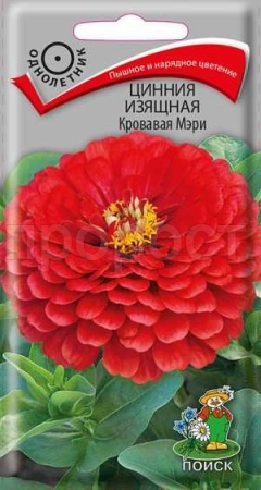 Поиск Цинния изящная Кровая Мэри 0,4г