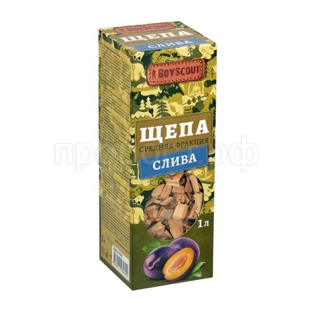 Щепа для копчения "Слива" 1л