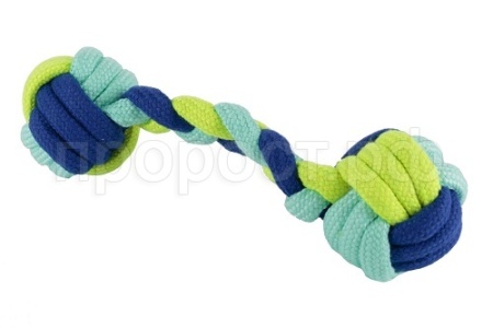 Игрушка с Гантель из каната 20см/27799394/Каскад 