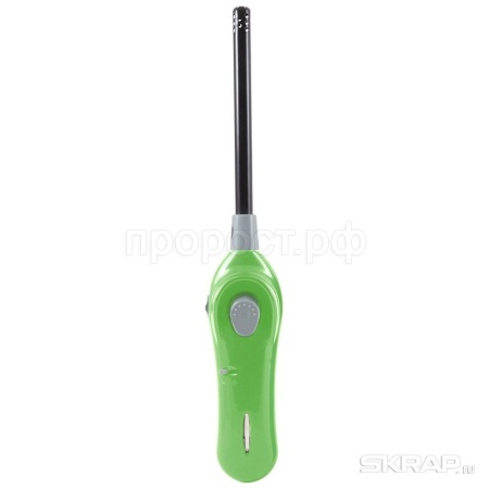 Зажигалка газовая Зеленая GL-001G /24шт/157795/ECOS