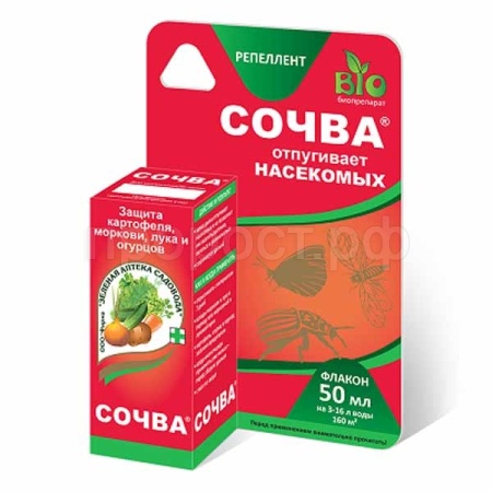 Сочва репеллент от садовых вредителей 50мл